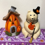 しろくま貯金箱  ハロウィン ３点セット