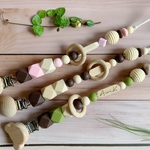 ◎choco×biscuit◎おしゃぶり・おもちゃホルダー★strawberry