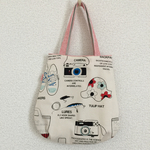 【new】アウトドアの縦長ぽってりお買い物バッグ♪