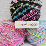 120★引き揃え糸お得セット☆20g×3個★手染め糸★引き揃え★オリジナル★ラッピング糸☆ぽんぽん☆ネオンカラー