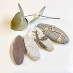 ミナペルホネンஐ 刺繍のパッチンピン 4点セット ⑅◡̈*キッズ&ベビー✦ฺプレゼントにも
