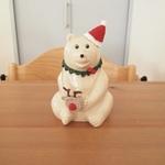 【サプライズ】しろくま貯金箱用 赤鼻のトナカイバッグ クリスマスセット