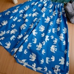 sale☆青い鳥のガウチョパンツ