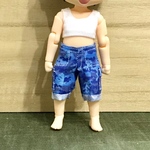 わんわん迷彩ロールアップカーゴパンツ (ねんどろどーる丈)