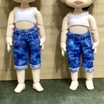 わんわん迷彩ロールアップカーゴパンツ (普通丈)
