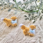 こぎつねピンズ(ビーズなし)
