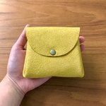 特価！床革を使った じゃばらの革財布(中サイズ)