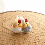 【受注制作】おしゃれオカメインコのストラップ
