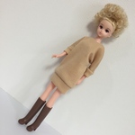 ジェニーサイズ ドルマンスリーブワンピース