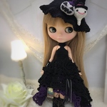 ネオブライス  ニット 服    ハロウィンのドレスセット   col. Halloween purple 