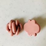Pink Geometric Cabochons