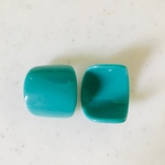 Blue Curved Pendant Tops