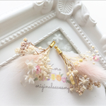 ドライフラワーブーケ花束ピアス/イヤリング