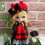 よしえ屋467[ゴシックデビル４点セット]ブライス アウトフィット Blythe
