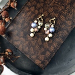 惑いの森の果実  大ぶりピアス・イヤリング 秋冬/大人っぽいコーデのアクセントに