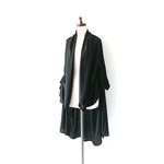 羽織れる ショール BK