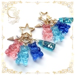 ★購入可★【レジン作品】クマグミキーホルダー