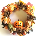 ハロウィン*オバケかぼちゃ・パンプキン・オーナメント*ハロウィンリース