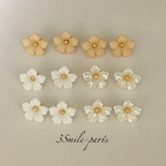 button#3 フラワーモチーフ 12pcs