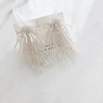 【new】watage long tassel ＊ear accessory