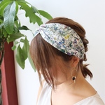  【ヘアアクセサリー】リバティタナローンで魅せる、ヘアバンド（ワイルドフラワーズ）