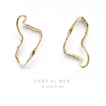 【4個 33×19mm】 ゴールド 変形  コネクター チャーム