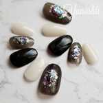 Shell Flake Nail Black