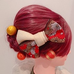 ⭐畳のへりリボン⭐たたみのへり⭐お祭り髪飾り⭐卒業式⭐花火⭐入学式⭐ヘッドドレス⭐水引髪飾り☆成人式