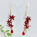 ご注文品  彼岸花アレンジ マニキュアフラワー