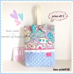 ♢最終在庫SALE【上履き入れ】ぷっくりリボンブローチ付き🎀