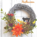 お花のハロウィン🎃リース
