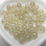 ルチルクォーツ(針水晶)/size(7㎜玉)/1set(10玉)/349g1.5/金運・財運・仕事運アップ！