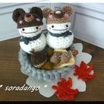 ikuchanmanさま専用ページです🌰秋の雪だるまちゃん🐻
