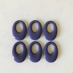 Purple Oval Pendant Tops