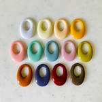 Mix Color Oval Pendant Tops
