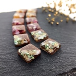 《SALE》チョコタイルピアス( チョコミント )  チョコレート ショコラ タイル チョコミント バレンタイン フェイクスイーツ