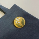 *✧Life 365日企画✧* リネン刺繍ブローチ＆ミニバッグ（すずらん）