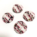 ❣️特価❣️「#3895」 キラキラ ツイード カボション (小)✴︎ ツイード カボション チャーム パーツ ツイードカボション✴︎8個セット