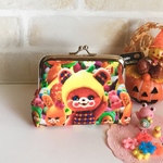 レモン坊やとカエルくん☆彡がま口ポーチ