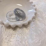 ~clear&silver big ring~