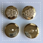 20mm メタル風16個入り ゴールドボタン