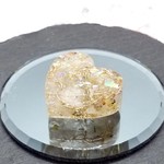 ハート型♡ルチルクォーツのオルゴナイト