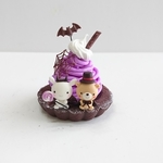 ハロウィンモンブラン(紫いも、くま&うさぎ)
