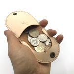 【選べるカラー】【名入れ無料】シンプルコインケース coin purse 牛ヌメ革
