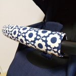 ベビーカーフロントカバー navy daisy 