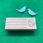 インコ付箋 スタンプ