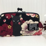 黒猫黒長財布