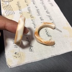 4個✦不規則フープピアス