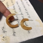 4個✦アクリルフープピアス