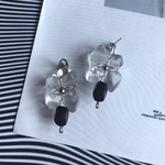 クリアピアス  クリアイヤリング ワイヤーピアス 